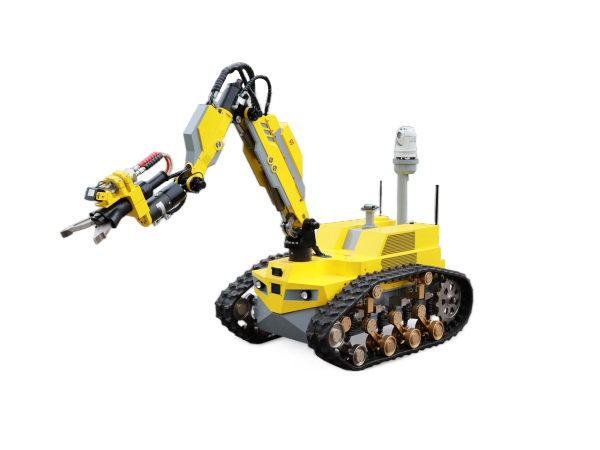 Emergency rescue and dismantling robot